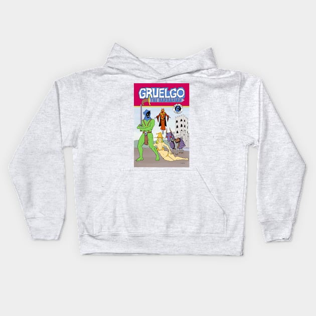 Gruelgo the Barbarian Kids Hoodie by Gruelgo